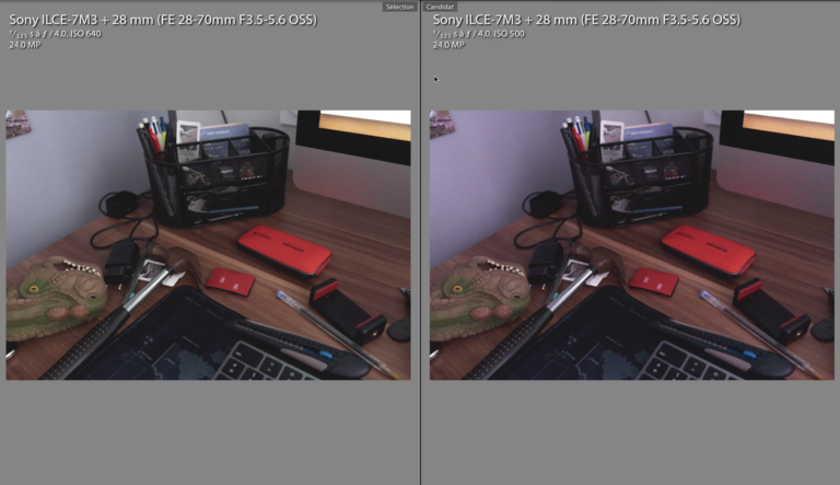 capteur ISO invariant