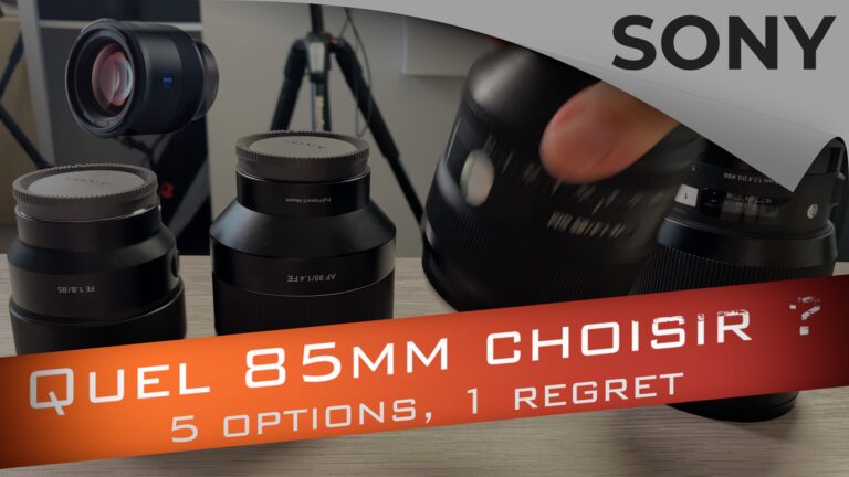 Comparatif 85mm Sony