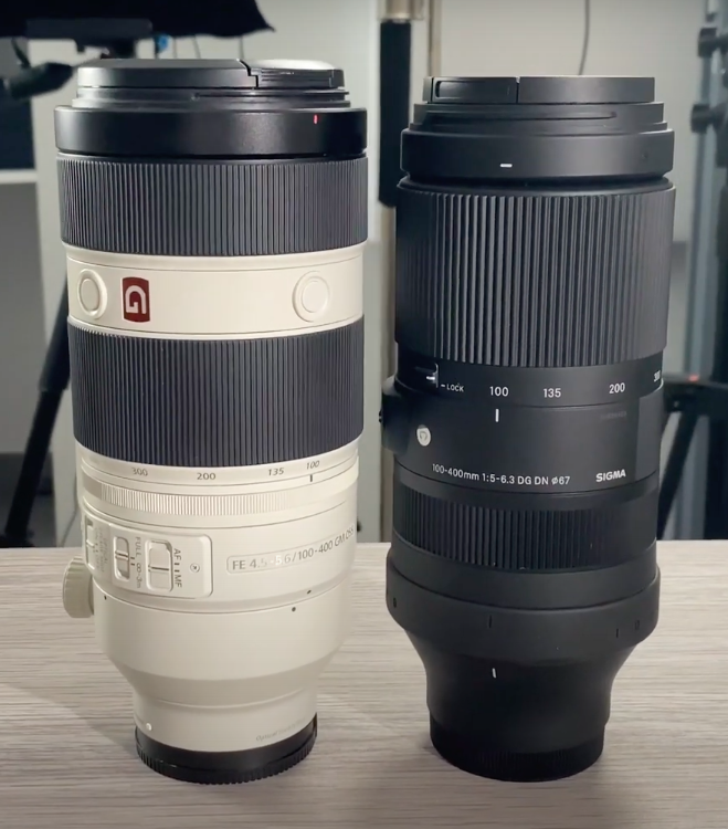 Comparatif Sony 100400 GM vs Sigma 100400 lequel choisir